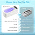 ylkjny 55KHz 400ml 4 Ultrasonic Jewelry Cleaner, Ultrasonic Cleaner with Cleaning Modes & LED Light, Ideal for Jewelry