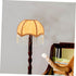 Gatuida Vintage Victorian Tassel Fabric Lampshade with Base Unique Scalloped Table and Floor Lamp Cover Classic Cloth