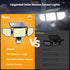 4500LM 3 IP65 3 1 Pack Onforu Solar Lights Outdoor, Heads Security Lights with Remote Control, Waterproof Motion Sensor