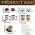 Teling 89 Pcs Industrial Cafe Bulletin Board Set, Coffeehouse Themed Classroom Decor, Bulletin Board Themed Sets for