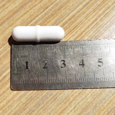 Laboratory Magnetic Stir Bars, PTFE Magnetic Stirrer Mixer Stir Bars, Diameter 9mm, Length 30mm, 5Pcs