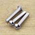 5/16-18 x 1-1/2" Button Head Socket Cap Bolts Screws, 304 Stainless Steel, Full Thread, 10 PCS