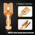 Twidec 100PCS 7.8mm Female Spade Connector - Quick Splice Crimp Terminals Non Insulated Wire Connector for Electrical