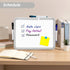 Small Dry Erase Whiteboard, 8.5 x 11 Inches for Kids, Students, Fridge, Locker, Mini Dry Erase Board