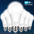 6-Pack Dusk to Dawn LED Light Bulbs, A19 11W (100Watt Equivalent), E26 Basic, 1200LM, Daylight White 5000K