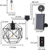 Solar Pendant Lights Outdoor, Shed Light Solar Powered Gazebo Lights Outdoor Chandelier Hanging Lights,Solar Lights