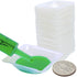 Weigh Boats Small - 125 Pack 7ml Plastic Disposable Trays for Scale, Mini Pour Boat Tray