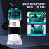 Zoihanx Trimming Carving,110V Trimmer 15 1/4" Set,Adjustable Height,30000R/MIN Wood Router,Palm Router for Slotting