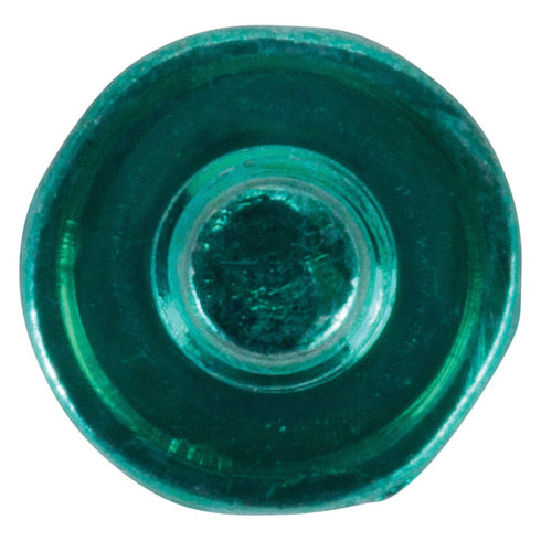 NSI GSH Solid Wire Grounding Hex Head Screw, Green, Pack of 100 for Electrical Applications