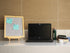 Framed Felt Bulletin Board 13 x 11 inch with Tabletop Stand, Memo Message Pin Board for Home Office, Push Pins Included