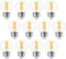 GvvooHome Dimmable G16.5 Light Bulb 2700K Warm White, 4W, 40 watt Equivalent,