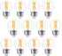 GvvooHome Dimmable G16.5 Light Bulb 2700K Warm White, 4W, 40 watt Equivalent,