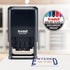 Trodat Printy 4750 Self Inking Date Stamp, Blue and Red Ink, 1" x 1-5/8"