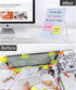 Small Whiteboard with Stand, A4 Size 11.7 x 8.3 Inches with Two Dry Erase Markers