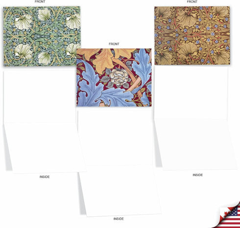 The Best Card Company Wall Art M3308 - 10 Boxed All Occasion Cards with Envelopes, Assorted Fun Note Cards