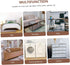 4Pcs Set IMIKEYA Solid Hardwood Cabinet Bun Feet Replacement Legs Bearing Weight for Sofa, Table, TV Stand, and Coffee