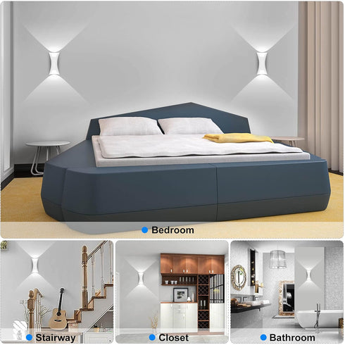 10W IP65 Kawell Creative Modern Wall Light LED Wall Lamp Up Down Waterproof Aluminum Wall Sconce Light LED Indoor