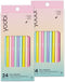 Yoobi #2 Pre-Sharpened Pencils in Cute Pastel Colors - 2 Packs of 24 for School & Office Supplies