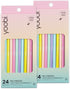 Yoobi #2 Pre-Sharpened Pencils in Cute Pastel Colors - 2 Packs of 24 for School & Office Supplies