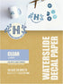 Hayes Paper Waterslide Decal Paper LASER CLEAR, 20 Sheets Premium Water-Slide Transfer A4 Size