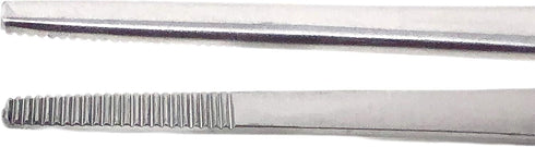 Stainless Steel General Application Lab Forceps with Straight Broad Strong Tips, 12 in. (300 mm)