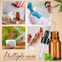 Lallisa 100 Pack Essential Oil Dropper Bottle 10 ml - Glass Bottles with Eye Dropper Dispenser and Accessories