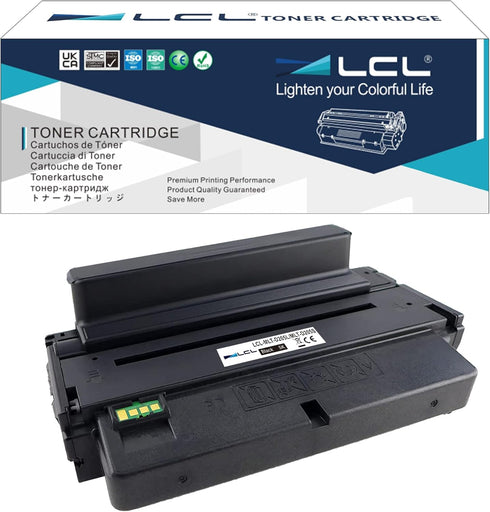 LCL Compatible Toner Cartridge Replacement for Samsung MLT-D205L MLT-D205S, 5000 Page (1-Pack Black)