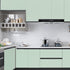 Mecpar Light Green Wallpaper, 15.7" x 118" Green Peel and Stick Contact Paper for Kitchen Countertop and Cabinet