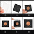 Coin Snap Holders, 20 Pieces Silver Dollar Coin Capsule Storage Box with Adjustable Gaskets, Black