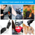 FINITEX Black Nitrile Disposable Gloves, 5mil, Powder-free, Latex-Free, 100 PCS for Medical Exam, Home Cleaning