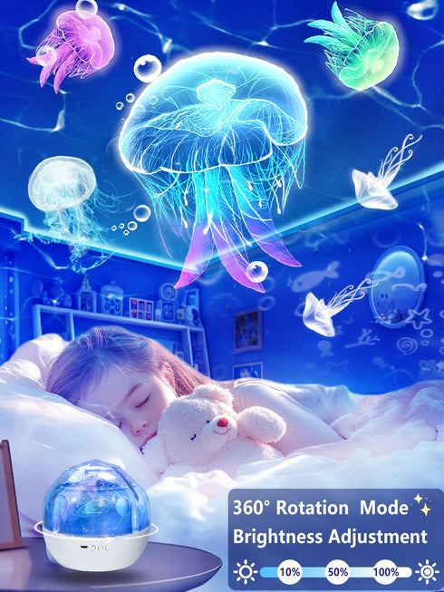 Eigther 21 Sets 1-14 360 of Films, Projector Night Light for Kids Bedroom, Ceiling, Night Light for Kids, Star Galaxy