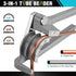 DURATECH 3-IN-1 Tube Bender, Pipe Bender for Copper, Brass, Aluminum, and Thin Steel Pipes (1/4", 5/16", 3/8")