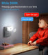 2-Pack 130LM, 3000K LED Nightlights Plug in Wall Voice AI Activated with USB Charging Port, White Night Lights for Kids