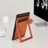 Glass Desk Whiteboard with Reversible Wood Stand, Burgundy Red, Small Portable Dry Erase Board for Office, Home, School