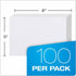 50EE 5" 8", 500 (5 Packs 100) (50) Oxford Blank Index Cards, x White, Cards