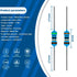 1220Pcs 122 Values Resistor Kit 1/4W, 0.1 Ohm-4.7M Ohm Metal Film Fixed Electrical Resistors Set