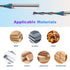 10 1/8 inch 2 Pcs Up-Cut CNC Router Bit Shank, Flute Spiral Up Cut End Mill, CNC Solid Carbide Milling Cutter with DLC