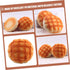 2pcs VOSAREA Simulated Pineapple Bread Decor Realistic Faux Bread Model for Home Bakery and Photography Props Pu