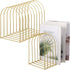Kosiz 2 Pcs Large Desktop Document Holder, 9 Slots Metal Wire File Sorter, Mail Organizer for School, Office, Home