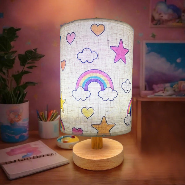 HYLING Rainbow Lamp, Rainbow Lamp for Girls Room, 3 Color Changing LED Night