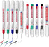 LYXMYGS 10 Pens,20mm PCS Long Head Deep Hole Marker Long Nib Marker, Longs Nose Markers, Waterproof Construction