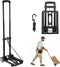 VEVOR Folding Hand Truck, 110 lbs Load Capacity, Collapsible Luggage Cart with