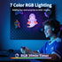 ChicLumen 7 Cute Dragon Kids Night Light, Dinosaur Silicone Lamp with RGB Colors & Warm White, Portable Magnetic Night