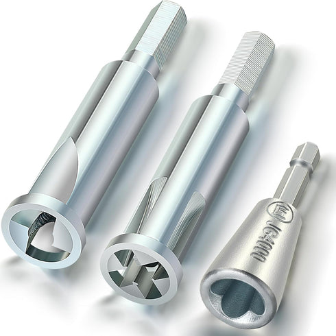 Feekoon Wire Twisting Tool, 3 Way/5 Way Wire Stripping Tool and Hex Shank Cable Twister for Power Drill