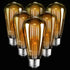 MASTERY MART Dimmable Vintage E26 LED Light Bulb, 2200K Warm White 5.5W (60 Watt Equivalent), 6 Pack