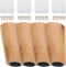 MAGICLULU 4pcs Solid Wood Furniture Legs Tilted Cabinet Table Legs Replacement Coffee