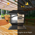 4x4 5x5 6x6 (1 Pack) Davinci Lighting Premium Solar Outdoor Post Cap Lights - - Bright LED Light for Fence Deck Garden