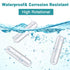 Magnetic Stir Bar White Stir Rod with Ring Shape Magnet Stirrer Mixer for Laboratory (16 Pieces, 35 mm/1.38 Inch)