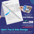 JIKIOU 30 Pack Clear Document Folder Copy Safe Project Pocket L-Type Clear Plastic Folder A4/Letter Size in Transparent