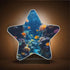ALAZA Fish Ocean Underwater Coral Reef Star Shaped LED Night Light Dusk to Dawn Sensor Plug in Night Home Decor Desk